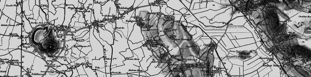 Old map of Stone Allerton in 1898