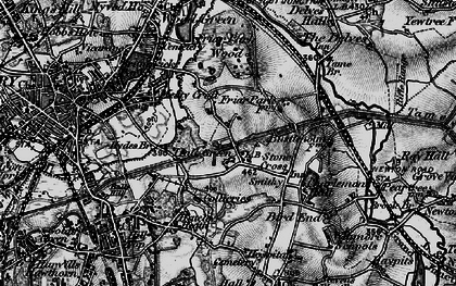 Old map of Stone Cross in 1899