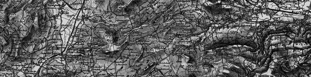 Old map of Bowes Edge in 1898