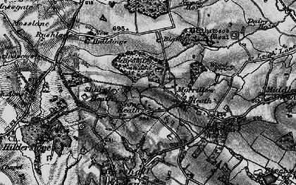 Old map of Stone Heath in 1897