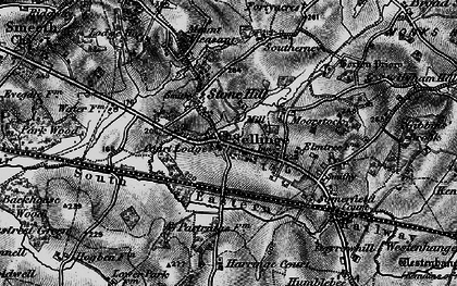 Old map of Apple Barn in 1895