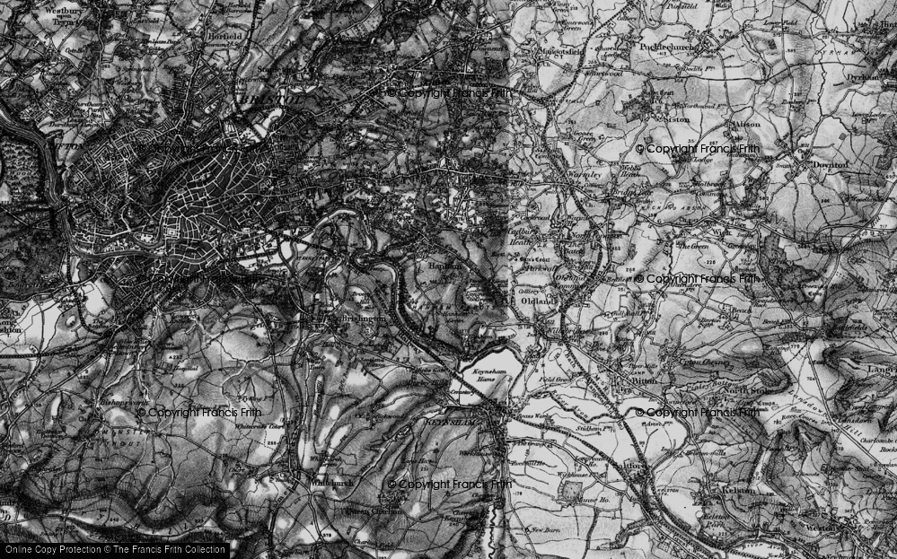 Old Map of Stone Hill, 1898 in 1898