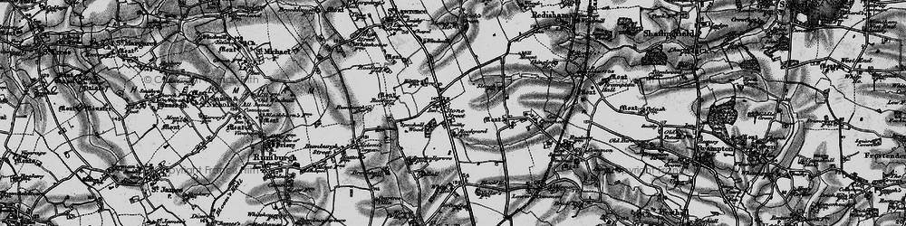 Old map of Stone Street in 1898