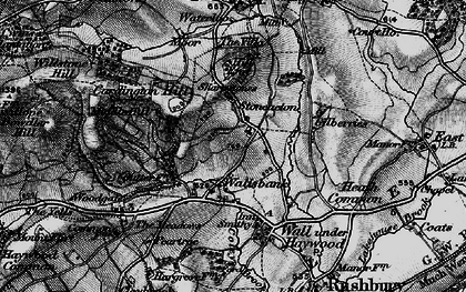 Old map of Stoneacton in 1899