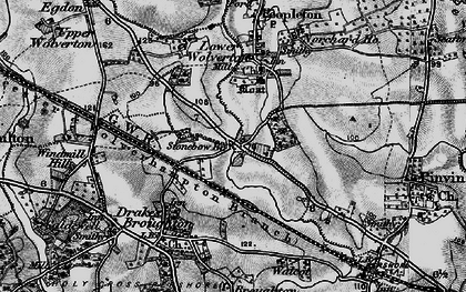 Old map of Stonebow in 1898