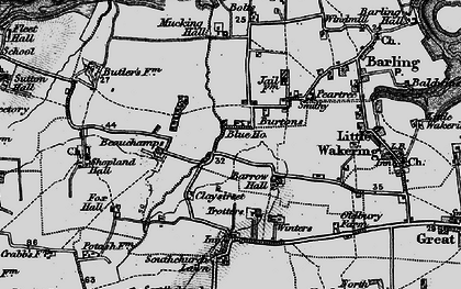 Old map of Stonebridge in 1895
