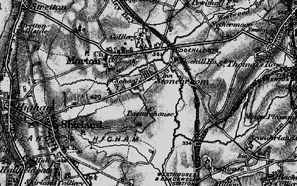 Old map of Stonebroom in 1896