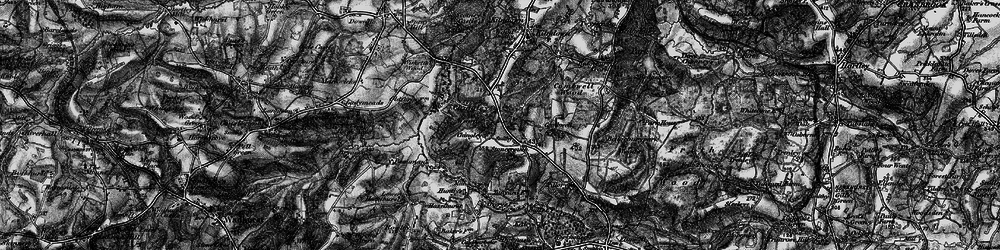 Old map of Stonecrouch in 1895