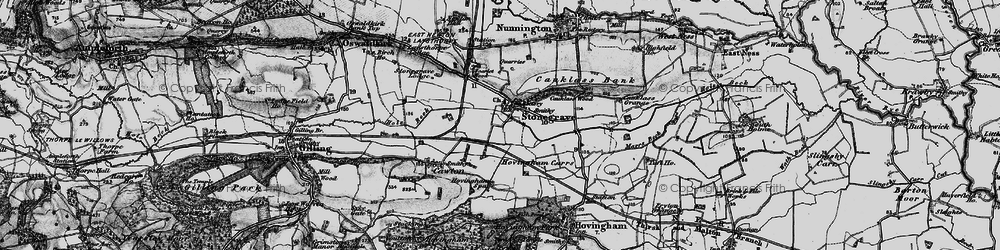 Old map of Stonegrave in 1898