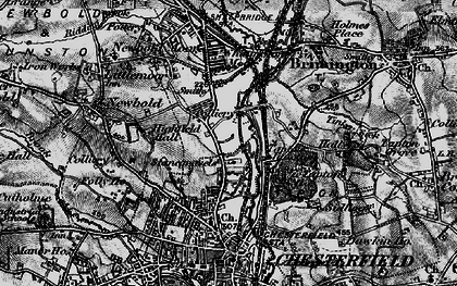 Old map of Stonegravels in 1896