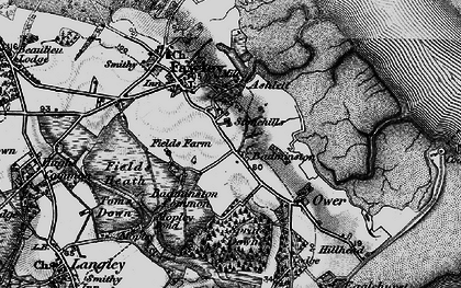 Old map of Stonehills in 1895