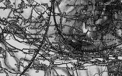 Old map of Stonehouse in 1897