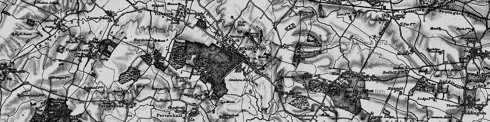 Old map of Stonely in 1898