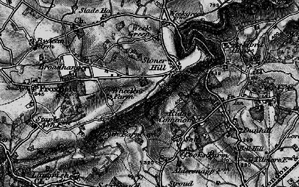 Old map of Stoner Hill in 1895