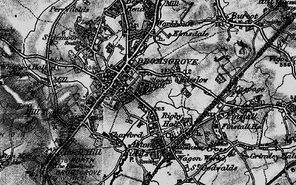 Old map of Stoney Hill in 1898
