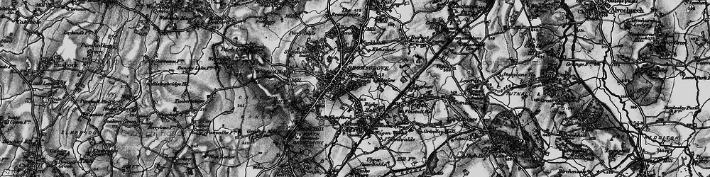 Old map of Stoney Hill in 1898