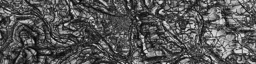 Old map of Stoney Royd in 1896