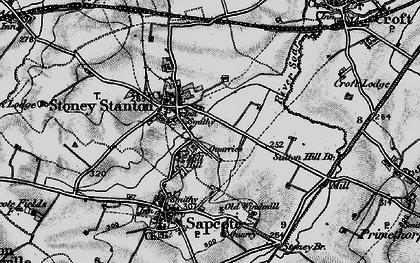 Old map of Stoney Cove in 1898