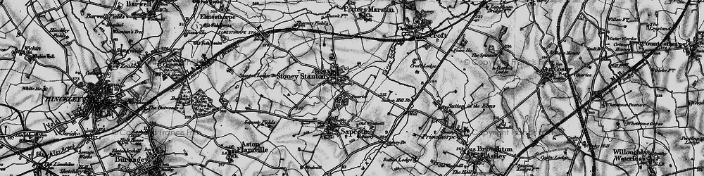 Old map of Stoney Cove in 1898