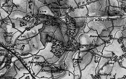 Old map of Stoney Stoke in 1898