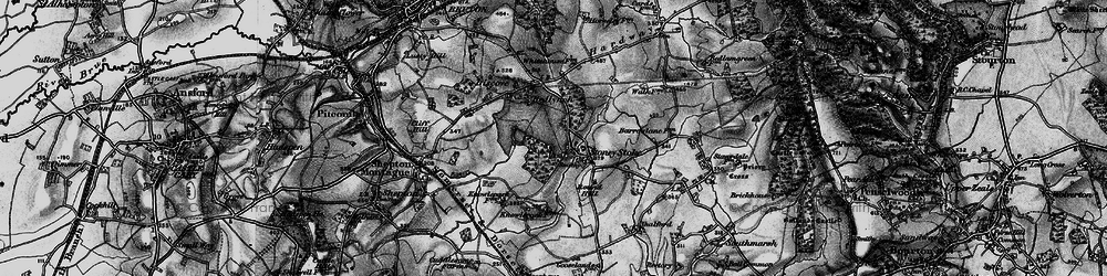 Old map of Stoney Stoke in 1898