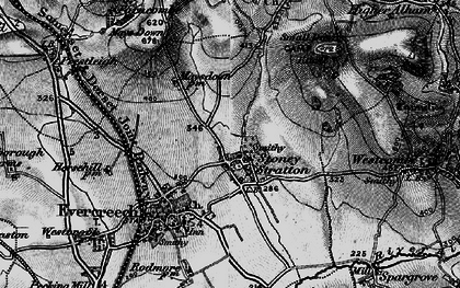 Old map of Stoney Stratton in 1898