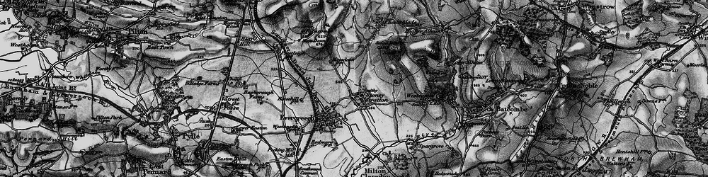 Old map of Stoney Stratton in 1898