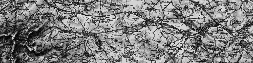 Old map of Stretton Heath in 1899