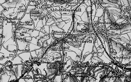 Old map of Stoneycombe in 1898