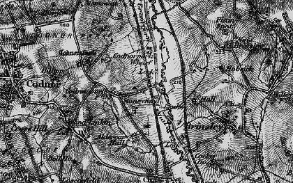 Old map of Brinsley Hall in 1895