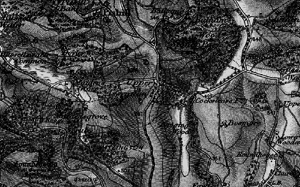 Old map of Stonor in 1895