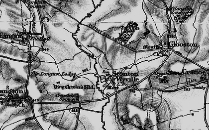 Old map of Stonton Wyville in 1899