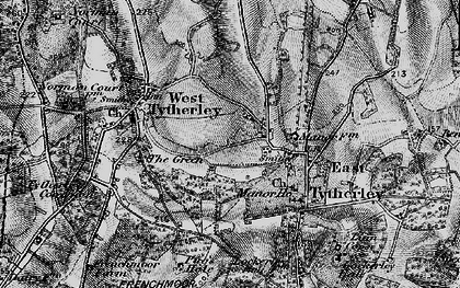 Old map of Stony Batter in 1895