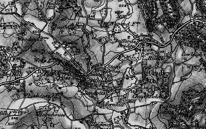 Old map of Stony Cross in 1898
