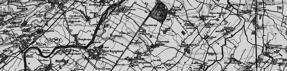Old map of Stony Dale in 1899