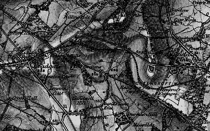 Old map of Stony Heap in 1898
