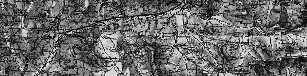 Old map of Stony Knaps in 1898