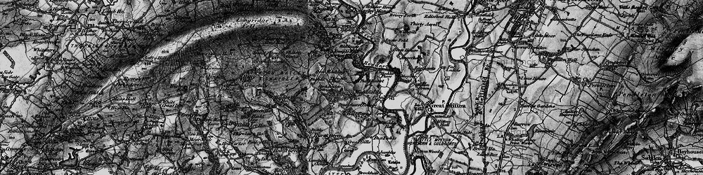 Old map of Woodfields in 1896