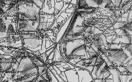 Old map of Stonymarsh in 1895