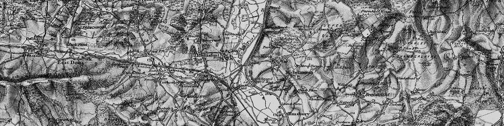 Old map of Stonymarsh in 1895
