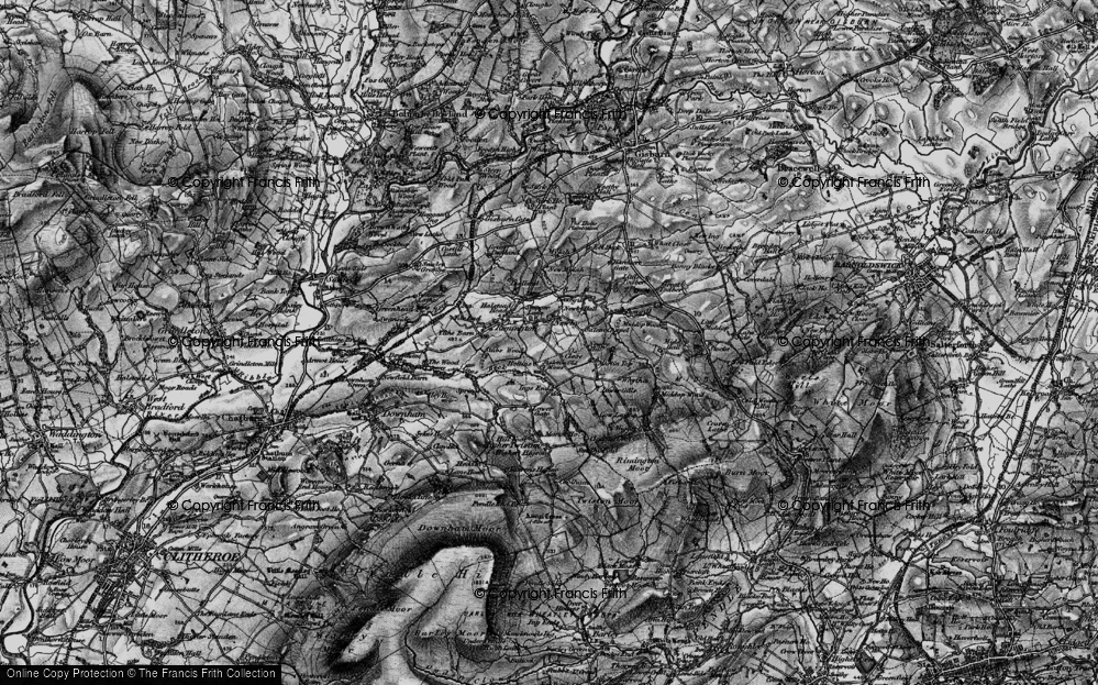 Old Map of Stopper Lane, 1898 in 1898
