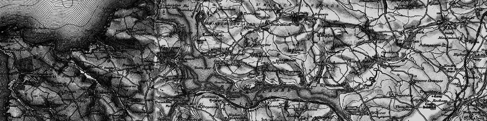 Old map of Stoptide in 1895