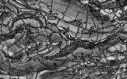 Old map of Storrs in 1896