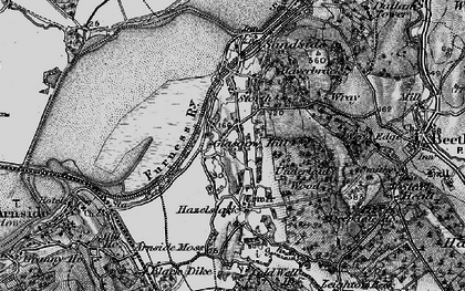 Old map of Storth in 1898