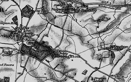 Old map of Stoughton in 1899