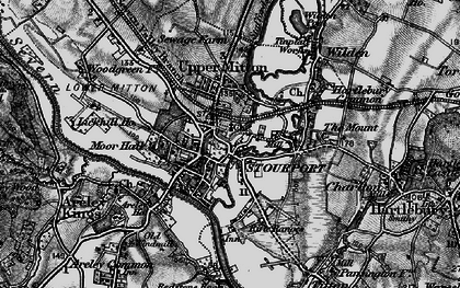 Old map of Stourport-on-Severn in 1898