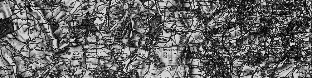 Old map of Stourton in 1899