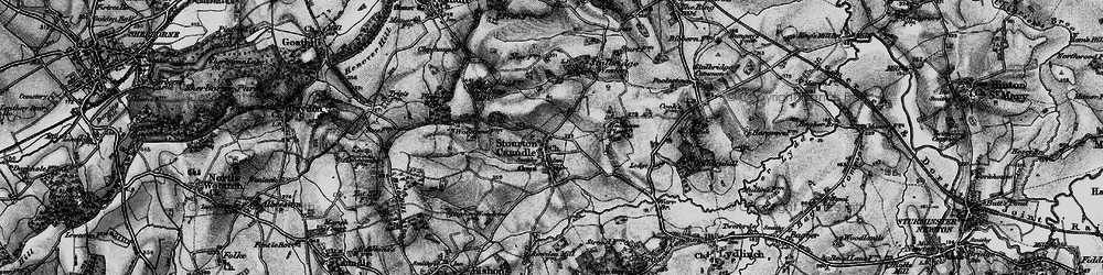 Old map of Stourton Caundle in 1898