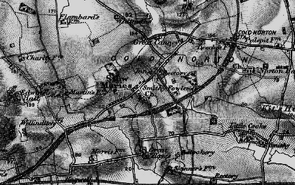 Old map of Stow Maries in 1896