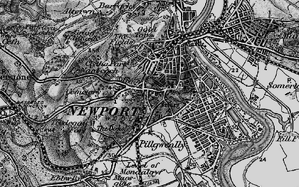 Old map of Stow Park in 1897